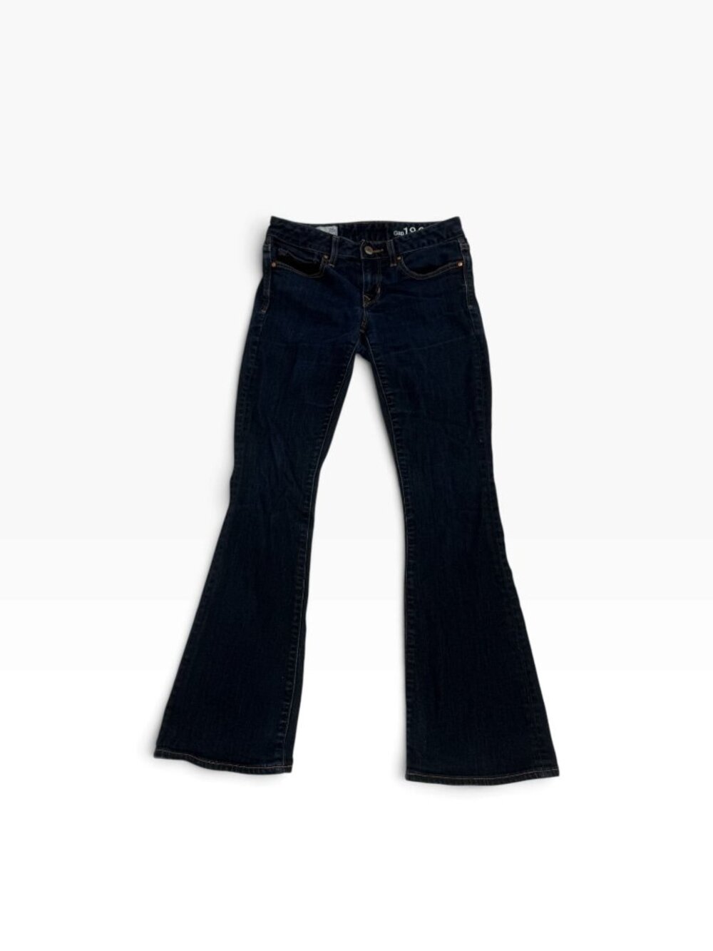 Gap 1969 Curvy 24P Bootcut Dark Wash Stretch Denim Jeans For Women